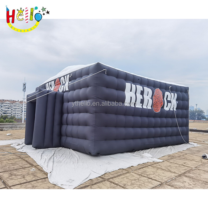 LED inflatable nightclub tent Inflatable Event Tent Cube Square Inflatable Tent