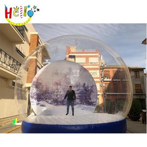 Mall inflatable Christmas decorations Inflatable Christmas snowball house inflatable snow globe