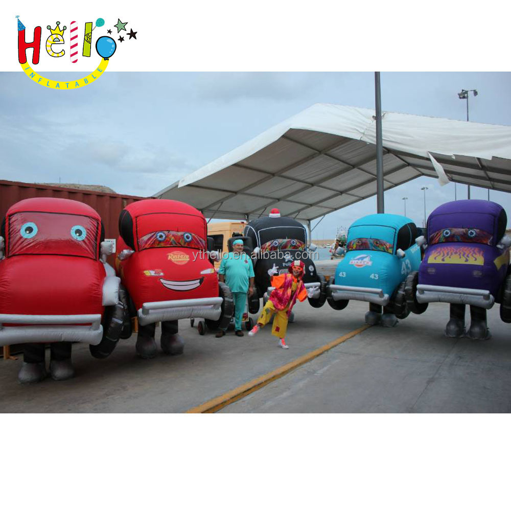 funny inflatable car costume walking car cartoon costume