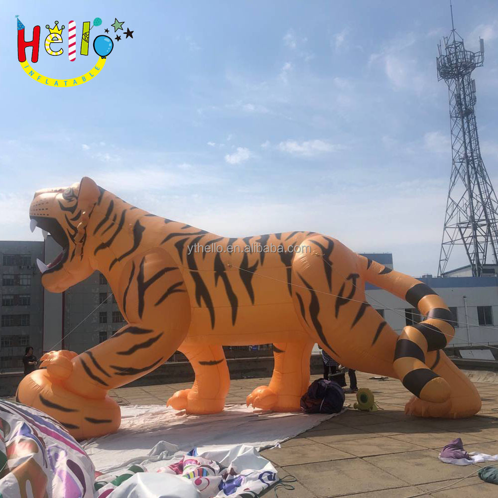 Inflatable Tiger Cartoon Customized Making Mascot Tiger Parade Balloon