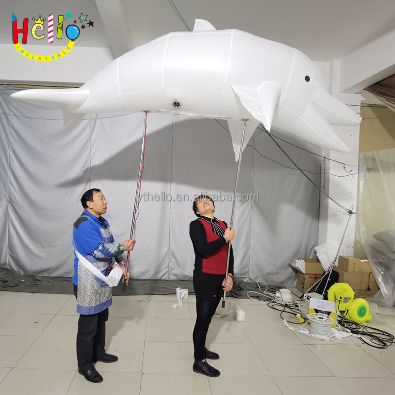 Inflatable Marine Animals Model Balloon Puppet Inflatable Dolphin Costume for Parade