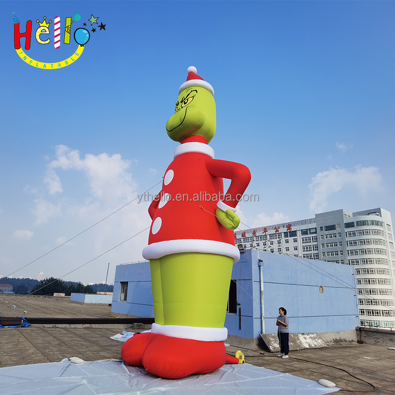 Funny Huge Christmas inflatable decorations inflatable grinch inflatable advertising