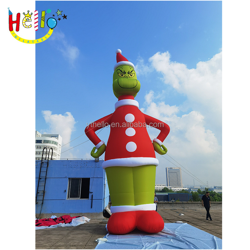 Funny Huge Christmas inflatable decorations inflatable grinch inflatable advertising