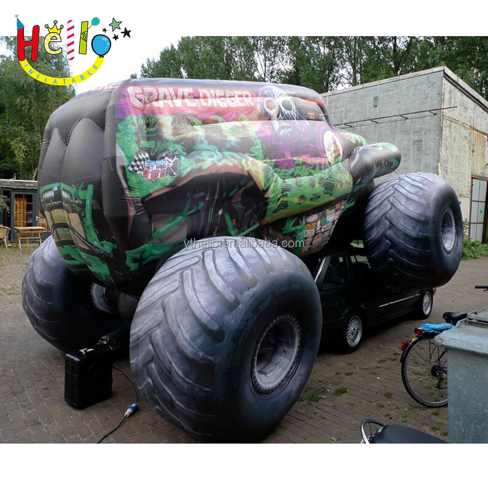 Event party Decoration Inflatable Camouflage car jeep