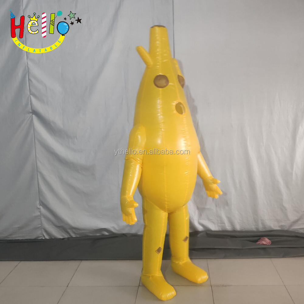 Halloween Cosplay Costumes Mascot Banana Inflatable Fruit pvc Costume