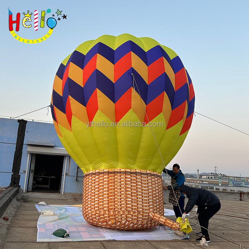 Custom Hot Air Balloon Festival Outdoor Giant Inflatable Advertising Balloon