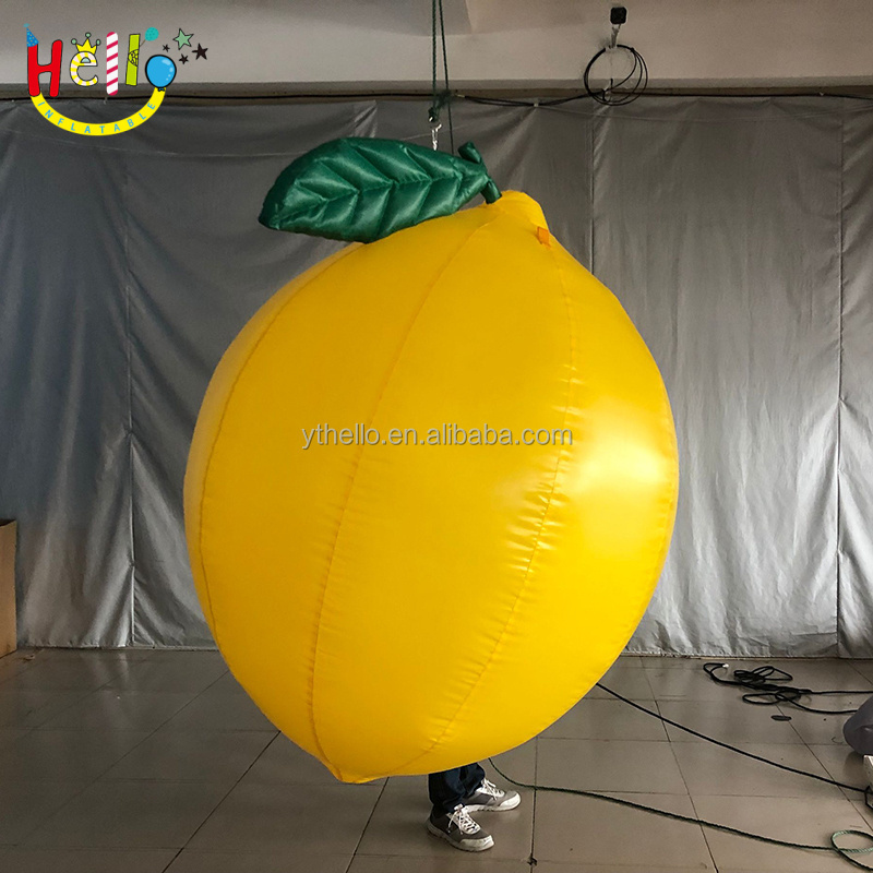 Ceiling Decoration Inflatable Fruits Model Hanging Inflatable Lemon