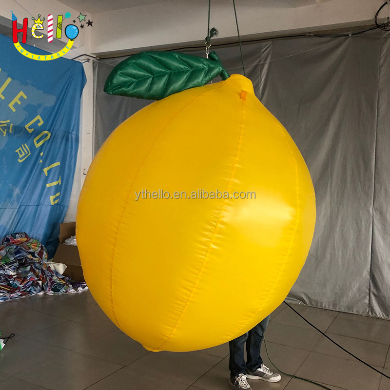 Ceiling Decoration Inflatable Fruits Model Hanging Inflatable Lemon