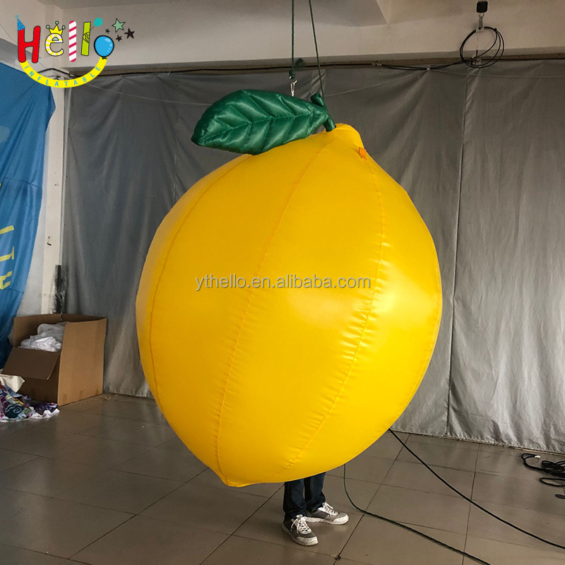 Ceiling Decoration Inflatable Fruits Model Hanging Inflatable Lemon