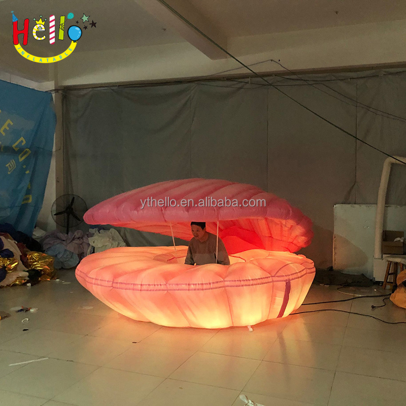 Led Stage Props Inflatable Cartoon Model Lighting Pink Inflatable Shell