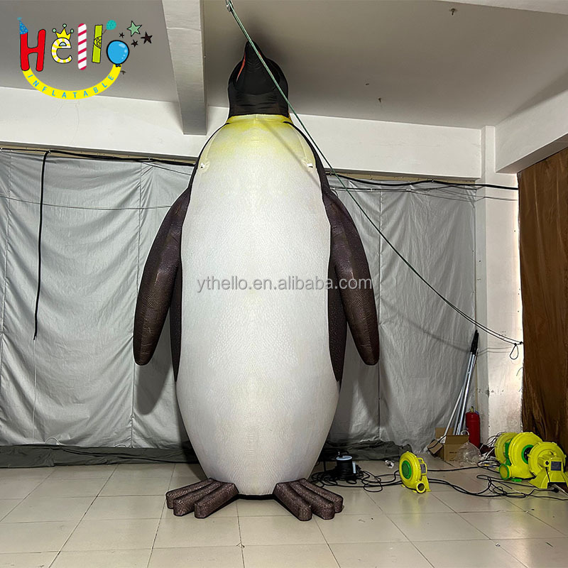 OEM Outdoor standing inflatable advertising model Giant inflatable Antarctic penguin