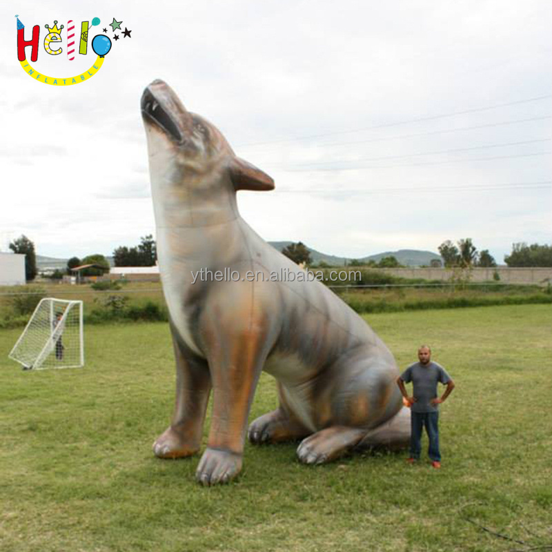 Advertising Wild Animal Inflatable Model Airtight Inflatable Wolf