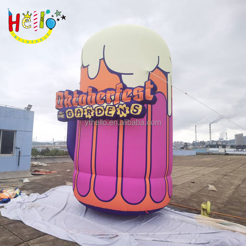 party giant outdoor advertising balloon model inflatable beer mug cup