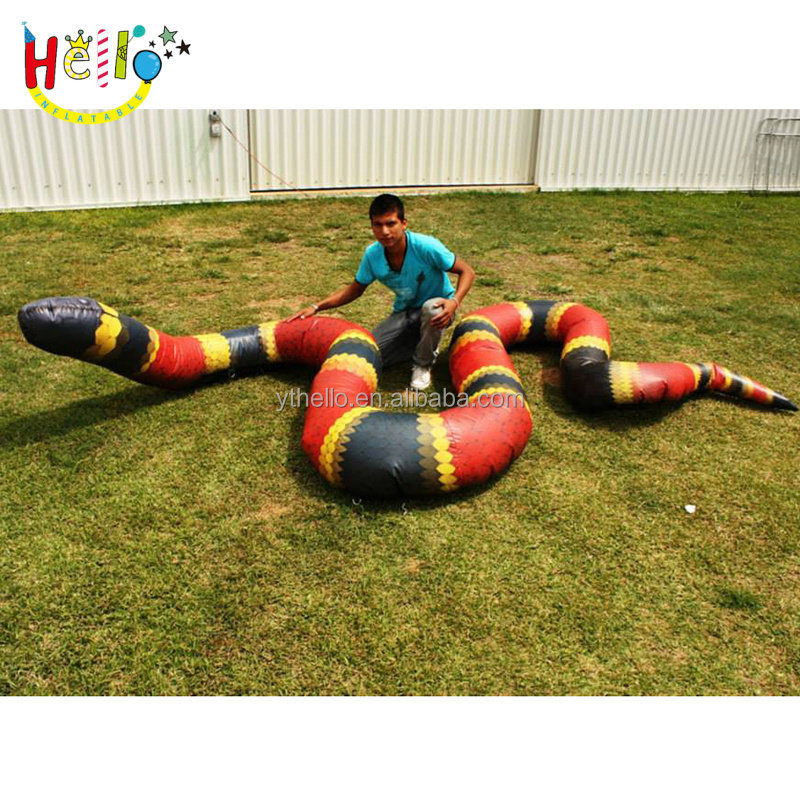 Giant inflatable snake for theme park