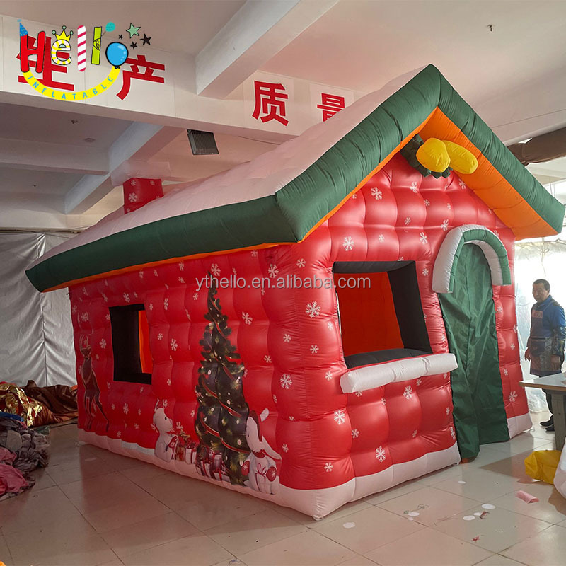 Inflatable Christmas huge outdoor decorations inflatable winter christmas house