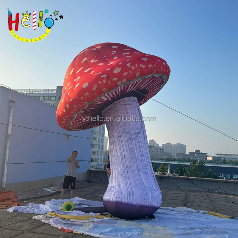 Hot sale giant inflatable mushroom, decoration inflatable mushrooms for music festival