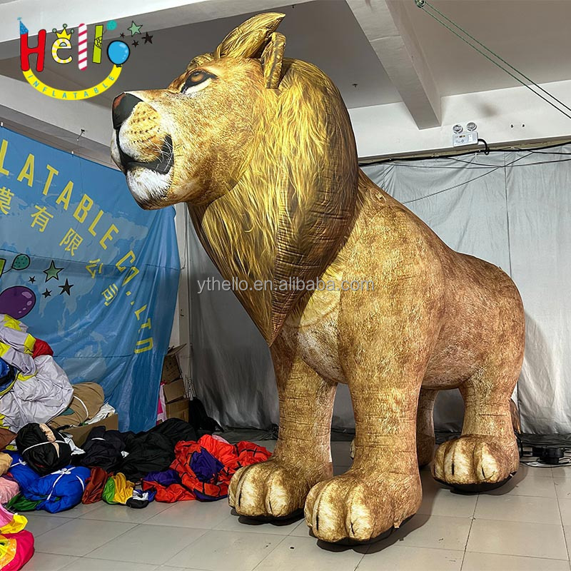 Factory Customized Giant Party Decoration Inflatable Wild Animals Inflatable Lion