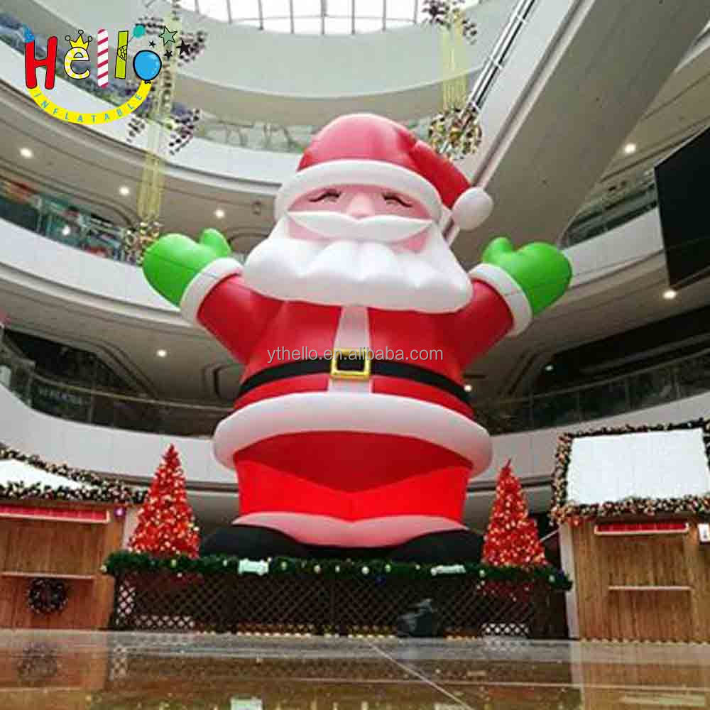 custom size inflatable santa claus Pere Noel Father Christmas model balloon for party decorations