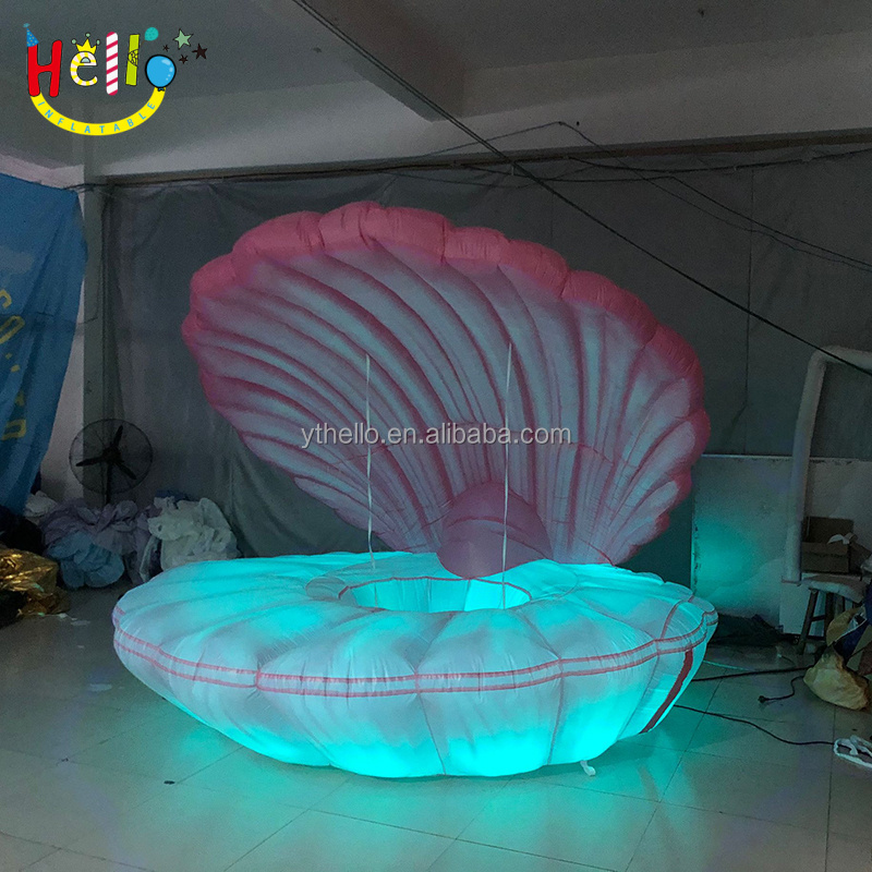 Led Stage Props Inflatable Cartoon Model Lighting Pink Inflatable Shell