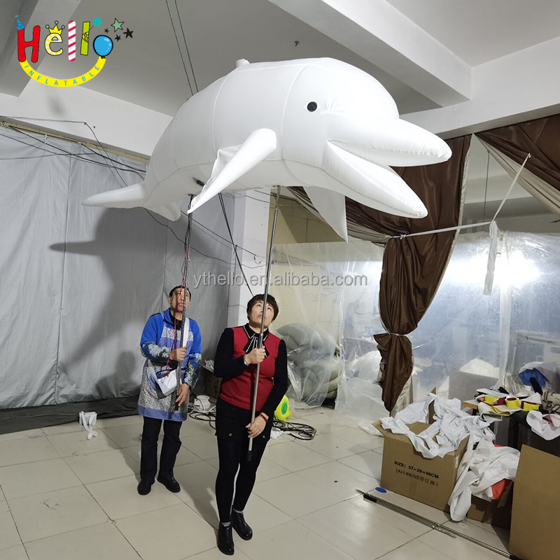 Inflatable Marine Animals Model Balloon Puppet Inflatable Dolphin Costume for Parade