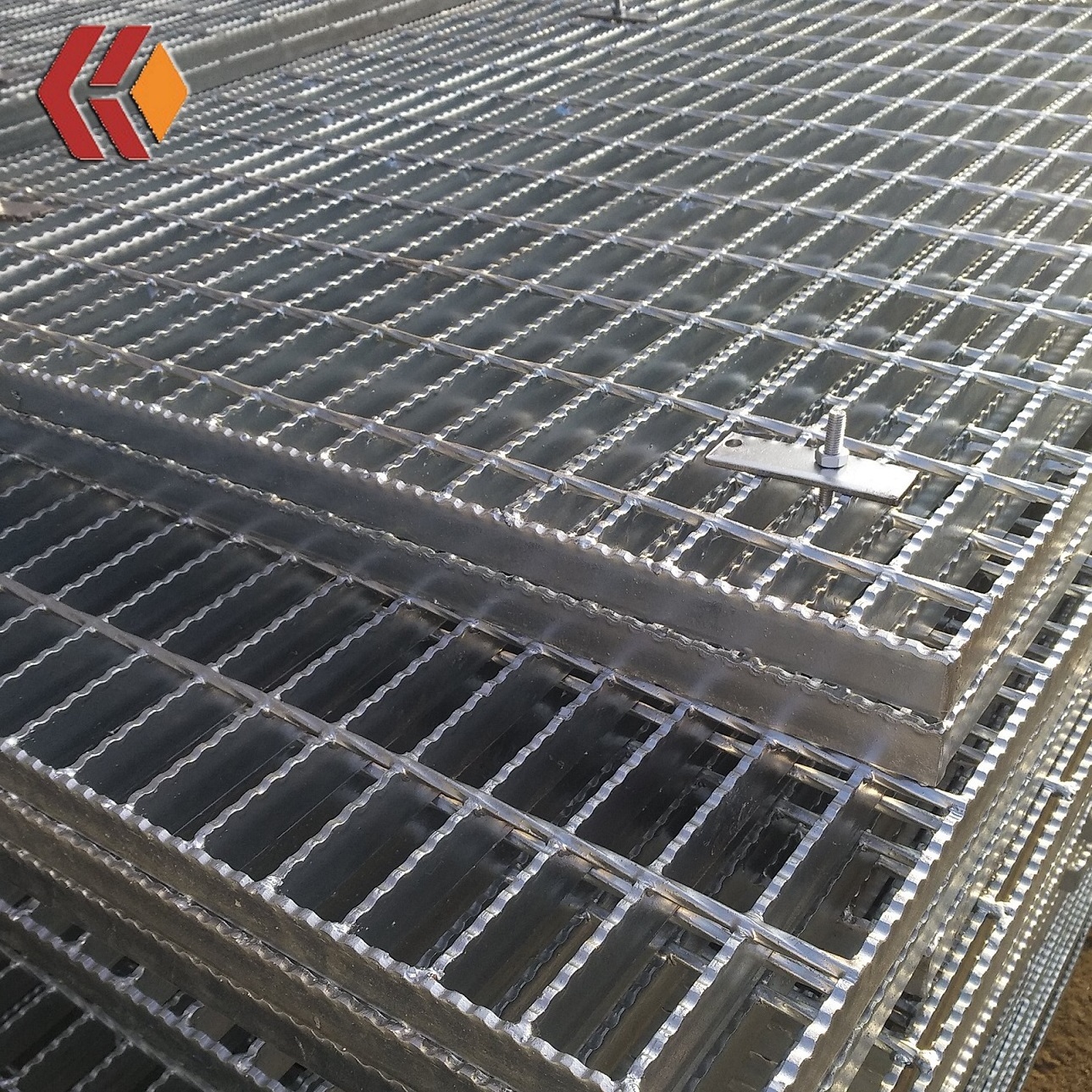 Stainless Galvanized Press-Locked Steel Bar Gratings with Mild Steel Material