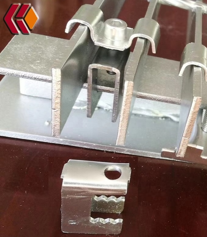 Steel grating clamps galvanized fixing clip