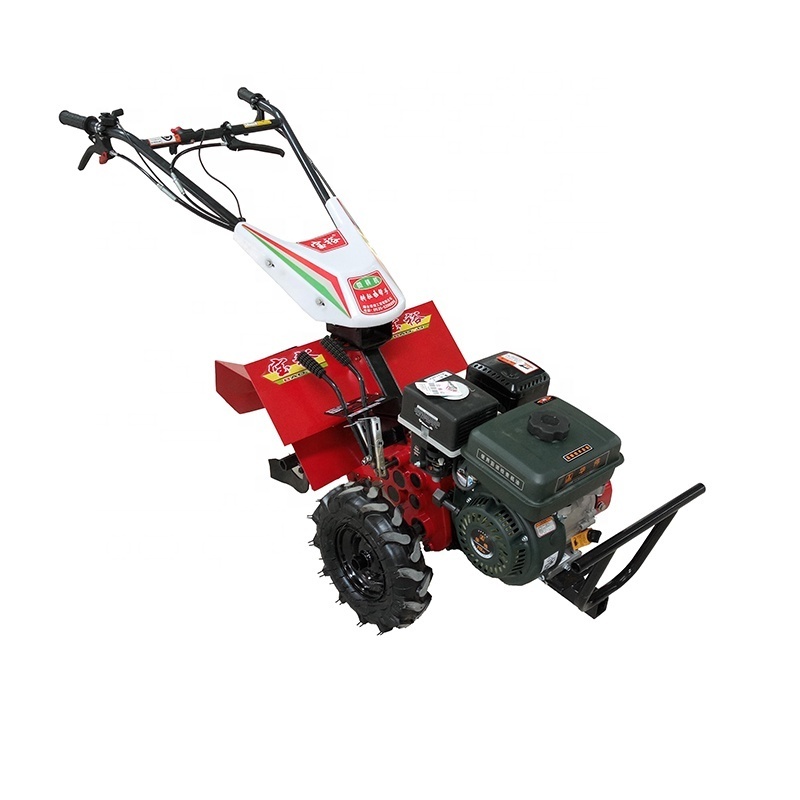 Belt Transmission 7HP Petrol Power Hand Cultivators Ploughing Machine