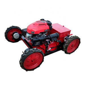 Robot remote controlled lawnmower field lawn mower cutter