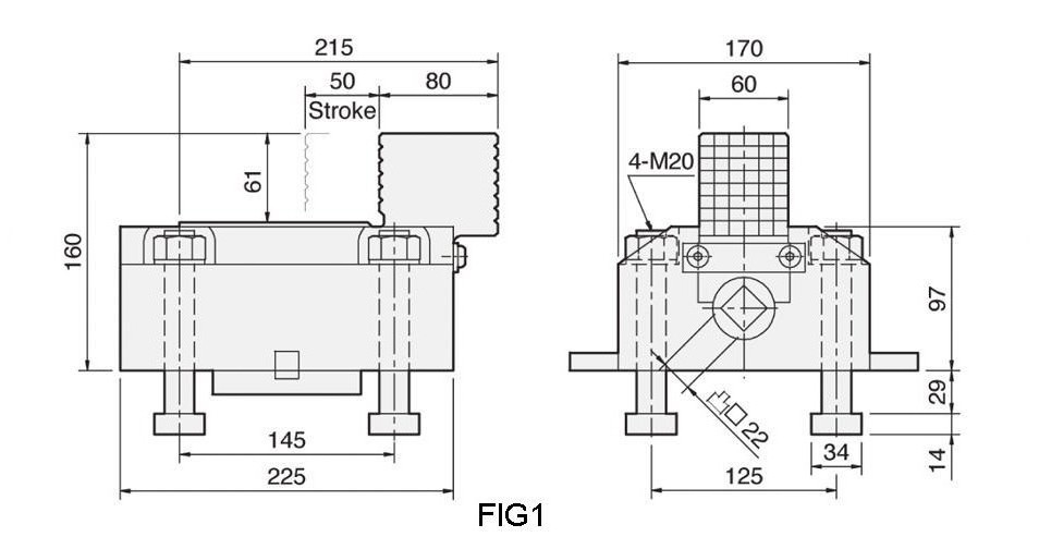 Four jaw chuck with strong jaws, HB4 boring machine jaw clamp for clamping workpieces on large lathes, vertical lathe chuck jaws