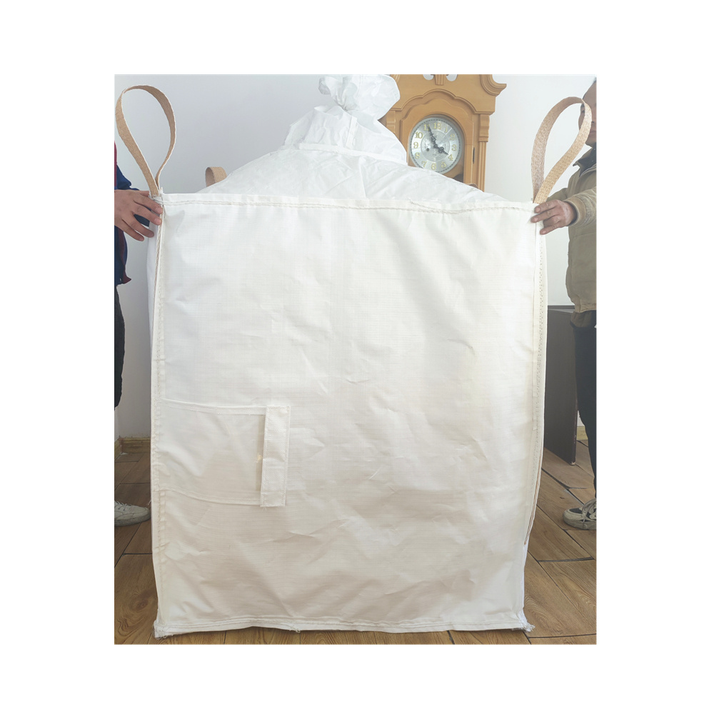 export standard high quality 4-panel type B container bulk bag 1000kg uncoated fabric with PE liner