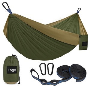 Outdoor Cheap Portable 210T Ripstop Nylon Fabric Travel Camping Hammock Swings