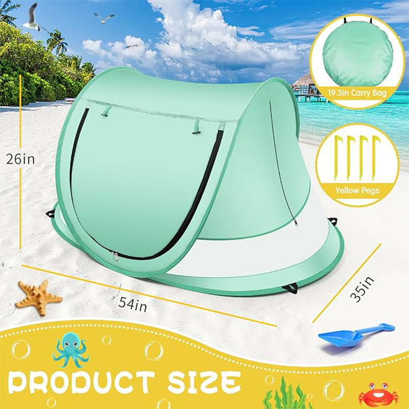 Baby Beach Tent Outdoor Shark Watermelon Pop Up Sun Shade Shelter Canopy Tent For Beach