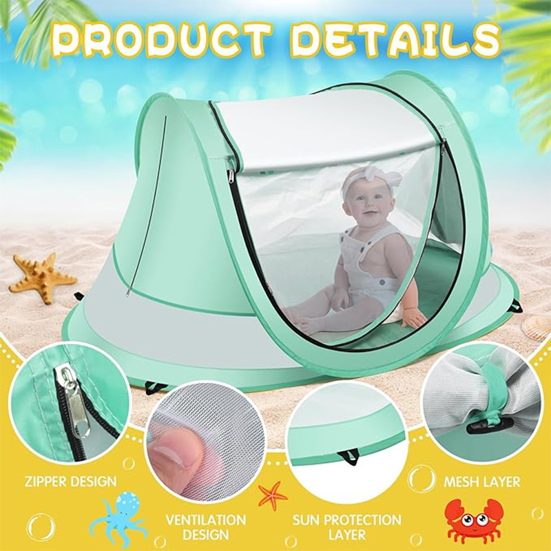 Baby Beach Tent Outdoor Shark Watermelon Pop Up Sun Shade Shelter Canopy Tent For Beach