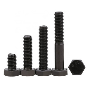 Grade 8.8 DIN 933 DIN 931 High Tensile Black Oxide Hex Head Bolts