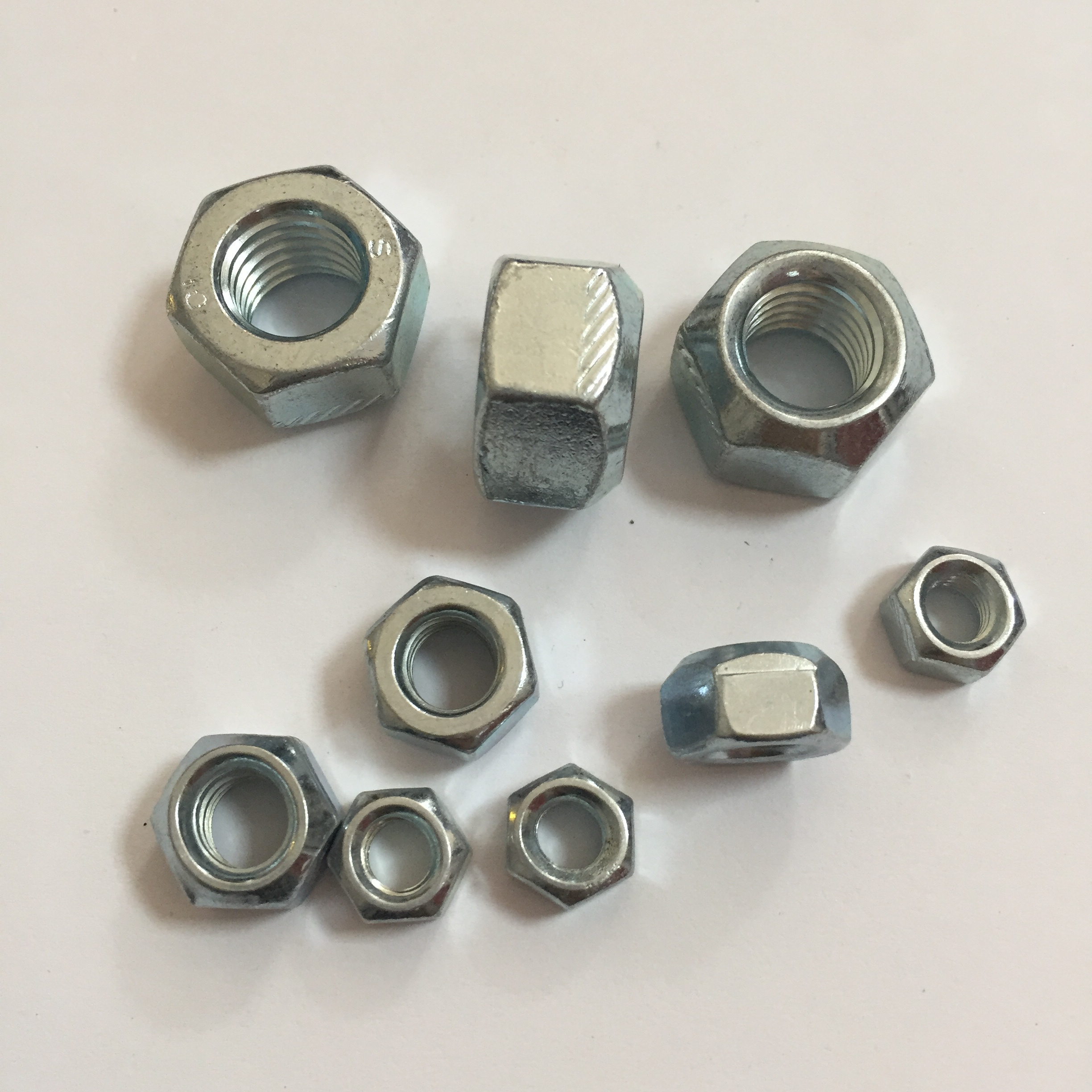 Manufacture All Metal Self Locking Nut Carbon Steel Galvanized Self-locking Hex Nut