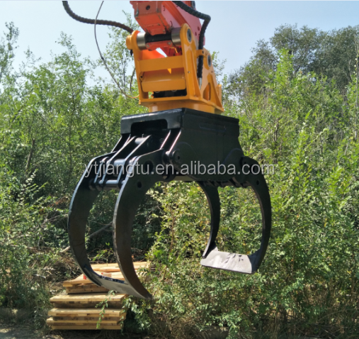 Excavator Hydraulic Log Grapple