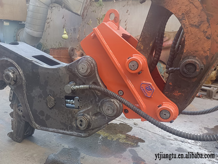 JT Bucket Change Hydraulic Double Lock Hitch Quick Coupler For Excavator