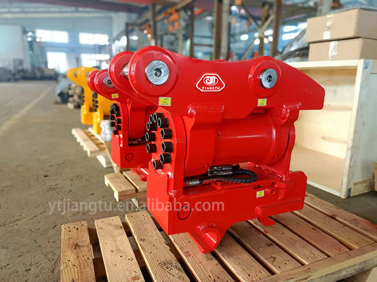 Excavator attachment power tilt quick coupler hitch for 1-30T excavator