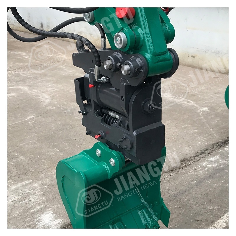 JT 180Degree Mini Excavator Attachments Hydraulic Quick Change Tilting Coupler Hitch