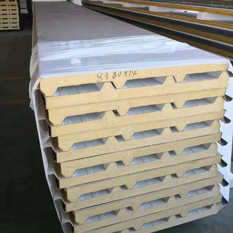 PU/PUR/PIR/Puf Roof Panel Three Wave-Hidden Screw Sandwich Panel for Workshop/Warehouse Roofing Board