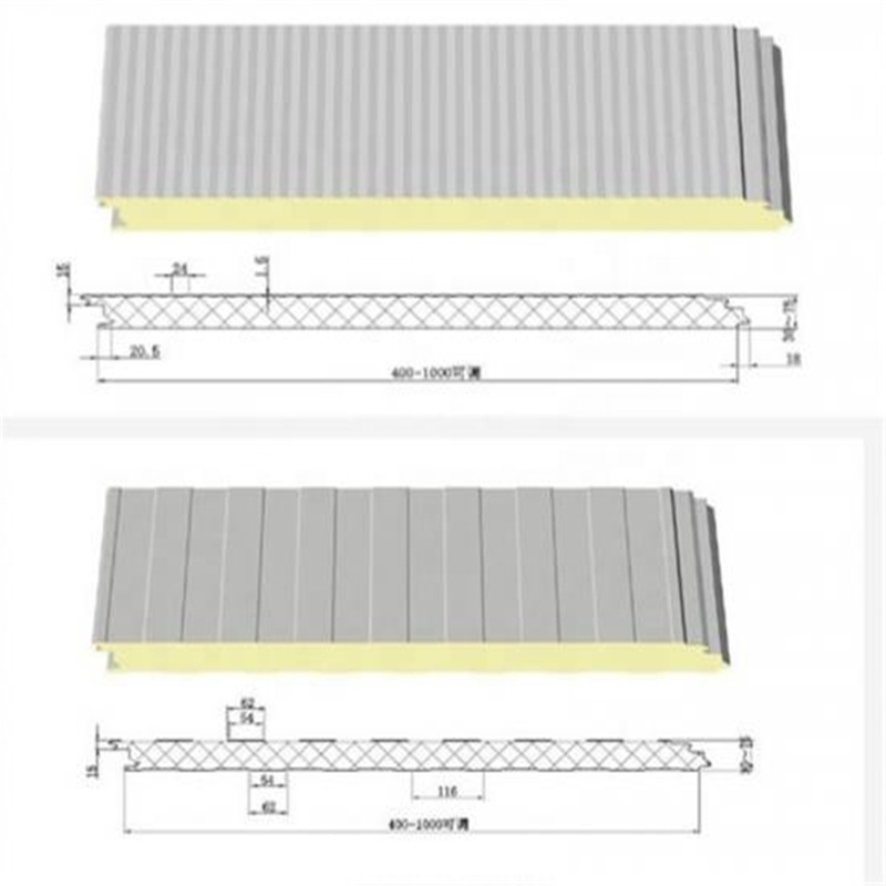 Thermal Insulation PIR Sandwich Panel for Cold Room Ceiling