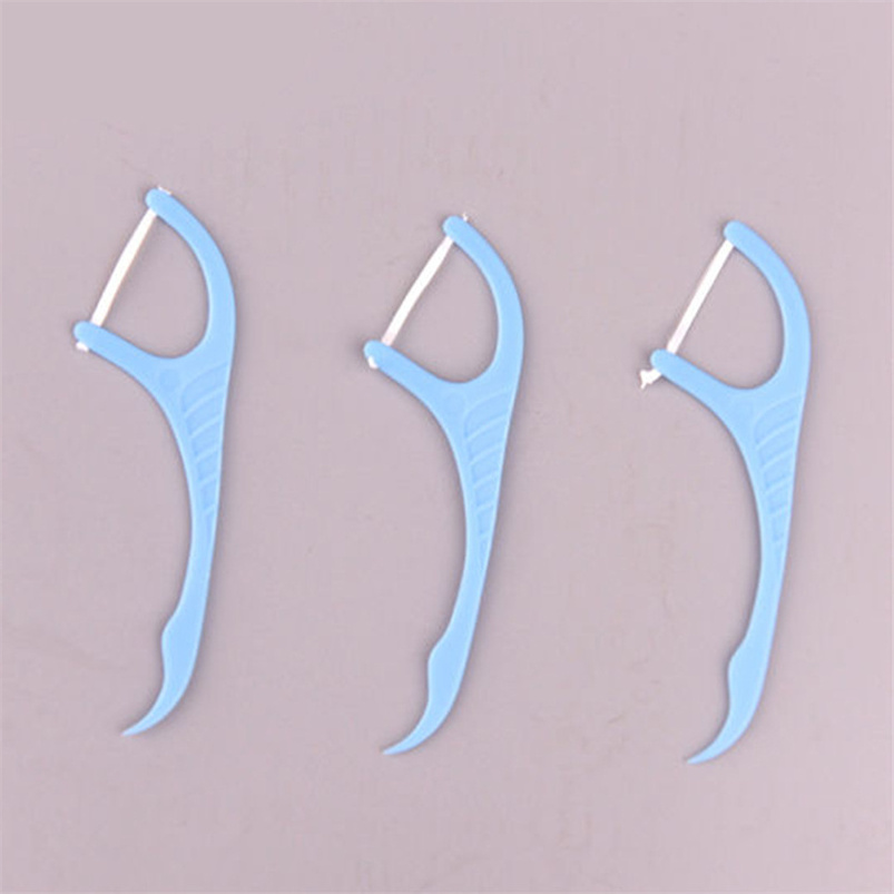 OEM bamboo charcoal small MOQ dental flosser picker tooth pick dental floss pick colored dental floss pick