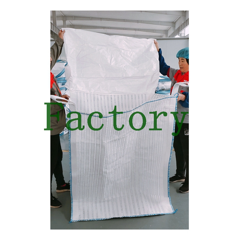 Factory Direct Sale laminated coated daffle buffle bulk bag 1 ton jumbo FIBC big bag Super Sack with valve