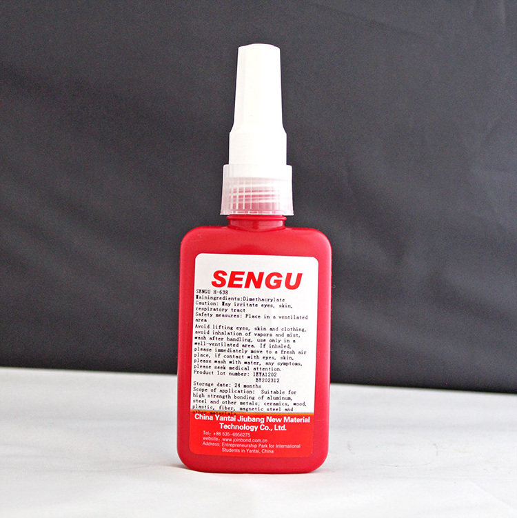 SenGu H-638 High Strength fast curing anaerobic retaining glue for cylindrical parts