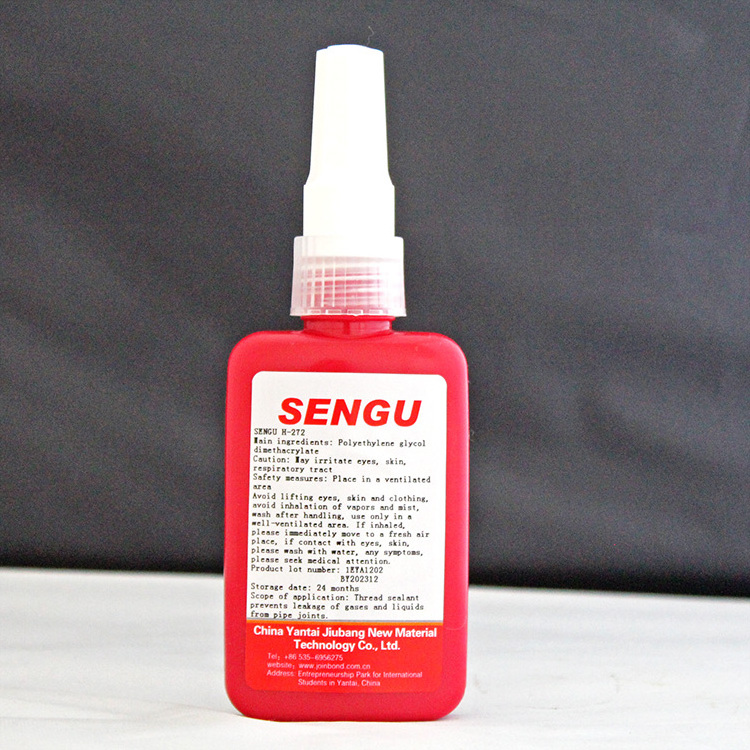 one component SenGu H-272 high temperature resistance threadlocker adhesive sealant for threaded fasteners