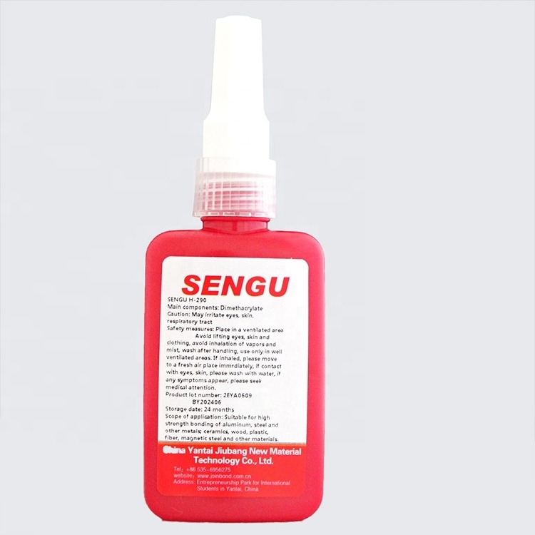 one component SenGu H-290 medium-high strength anaerobic thread-locking adhesive for sealing welding bead