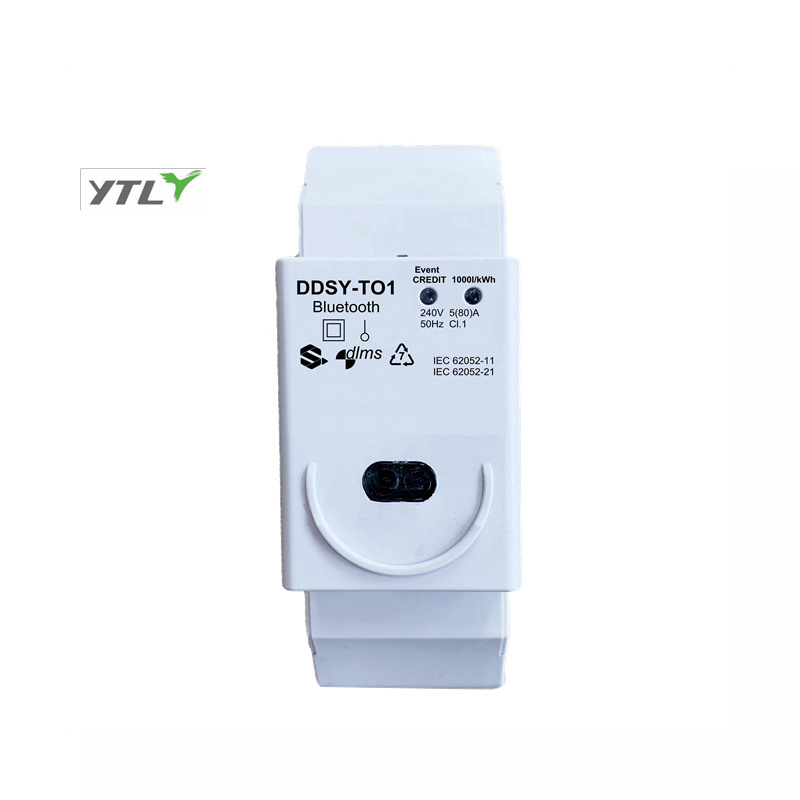 YTL prepaid meter  Smart DIN rail Singlephase 2 module IR and Wireless communication power meters