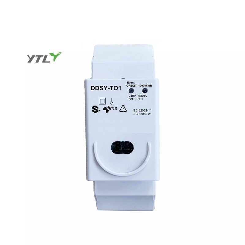 YTL prepaid meter  Smart DIN rail Singlephase 2 module IR and Wireless communication power meters