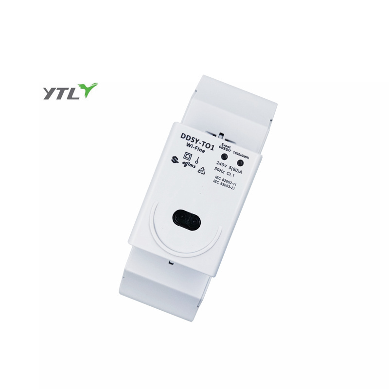 YTL prepaid meter  Smart DIN rail Singlephase 2 module IR and Wireless communication power meters