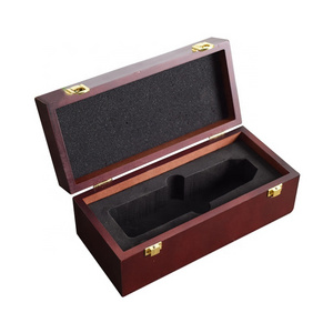 Premium Wooden Keepsake Box - Large Walnut Storage Box with Hinged Lid and Dual Latch Enclosure for Better Preservation